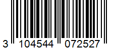Barcode 3104544072527