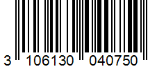 Barcode 3106130040750