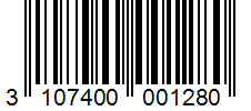 Barcode 3107400001280