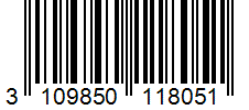 Barcode 3109850118051