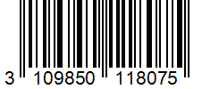 Barcode 3109850118075