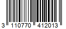 Barcode 3110770412013