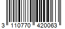 Barcode 3110770420063