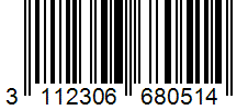Barcode 3112306680514