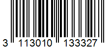 Barcode 3113010133327