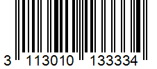 Barcode 3113010133334