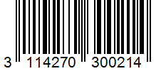 Barcode 3114270300214