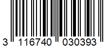 Barcode 3116740030393
