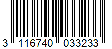 Barcode 3116740033233