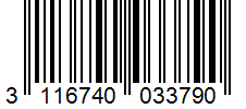 Barcode 3116740033790