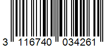 Barcode 3116740034261