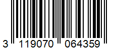 Barcode 3119070064359