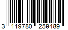Barcode 3119780259489