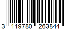 Barcode 3119780263844