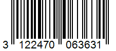 Barcode 3122470063631