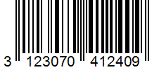 Barcode 3123070412409