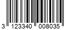 Barcode 3123340008035