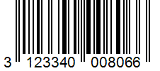 Barcode 3123340008066