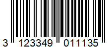 Barcode 3123349011135