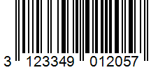 Barcode 3123349012057