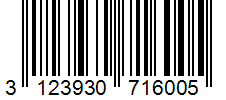 Barcode 3123930716005