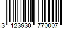 Barcode 3123930770007
