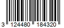 Barcode 3124480184320
