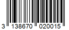 Barcode 3138670020015