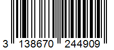 Barcode 3138670244909
