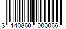 Barcode 3140860000066