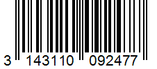Barcode 3143110092477