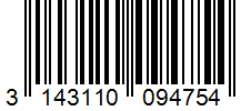 Barcode 3143110094754