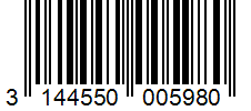 Barcode 3144550005980