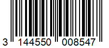Barcode 3144550008547