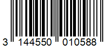 Barcode 3144550010588
