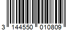 Barcode 3144550010809
