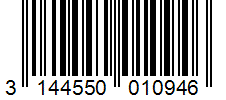 Barcode 3144550010946