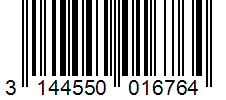 Barcode 3144550016764