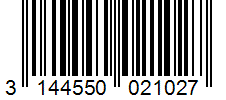 Barcode 3144550021027
