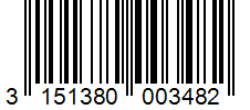 Barcode 3151380003482