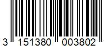 Barcode 3151380003802