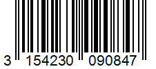 Barcode 3154230090847