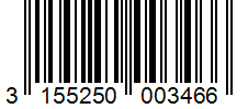 Barcode 3155250003466
