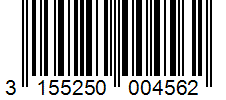 Barcode 3155250004562