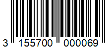 Barcode 3155700000069