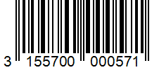 Barcode 3155700000571