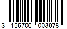 Barcode 3155700003978