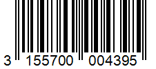 Barcode 3155700004395