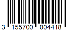 Barcode 3155700004418