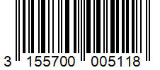 Barcode 3155700005118